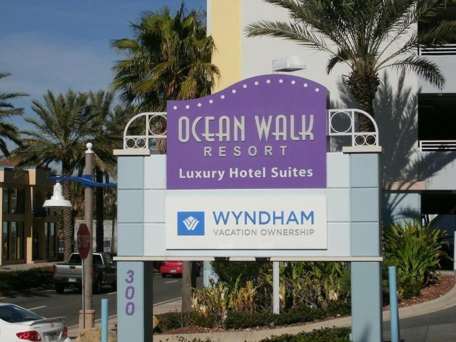 1 Bedroom Direct Oceanfront Condo Wyndham Ocean Walk Resort - Daytona Funland 703 Daytona Beach Exterior photo